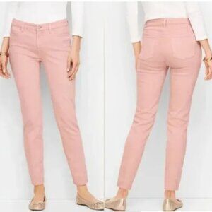 Talbots Slim Ankle Pink Jeans 8 Petite